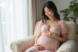 美女怀孕,美丽妈妈孕期风采展现